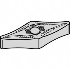 VNMG330MS KCU10 Carbide Turning Insert AlTiN Finish, Neutral, 0.6538″ Long, 3/8″ Inscribed Circle, 0.004″ Corner Radius, 3/16″ Thick, 35° Included Angle