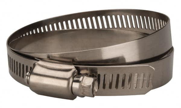 Value Collection - SAE Size 88, 4 to 6" Diam, Stainless Steel Worm Drive Clamp - 1/2" Wide, Material Grade 201 - A1 Tooling