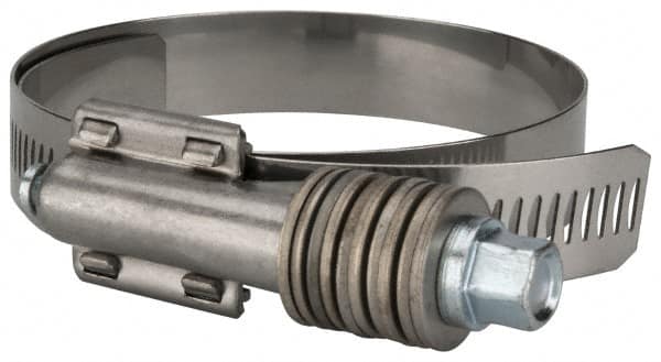 Value Collection - 2-3/4 to 3-5/8" Hose, 5/8" Wide x 0.7" Thick, Constant Torque Clamp - 2-3/4 to 3-5/8" Diam, Grade 304 Stainless Steel/Carbon Steel Screw - A1 Tooling