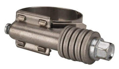 Value Collection - 1 to 1-3/4" Hose, 5/8" Wide x 0.7" Thick, Constant Torque Clamp - 1 to 1-3/4" Diam, Grade 301 Stainless Steel Screw - A1 Tooling