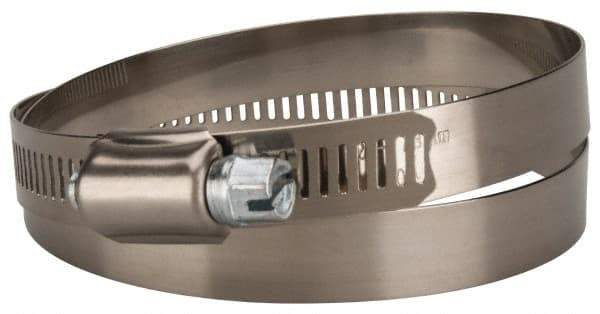 Value Collection - SAE Size 104, 5 to 7" Diam, Stainless Steel/Carbon Steel Worm Drive Clamp - 1/2" Wide, Material Grade 201 - A1 Tooling