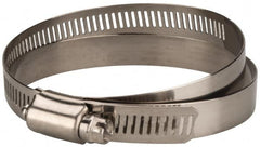 Value Collection - SAE Size 104, 5 to 7" Diam, Stainless Steel Worm Drive Clamp - 1/2" Wide, Material Grade 201 - A1 Tooling