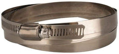 Value Collection - SAE Size 270, 15-3/8 to 17-3/8" Diam, Stainless Steel Worm Drive Clamp - 1/2" Wide, Material Grade 201 - A1 Tooling