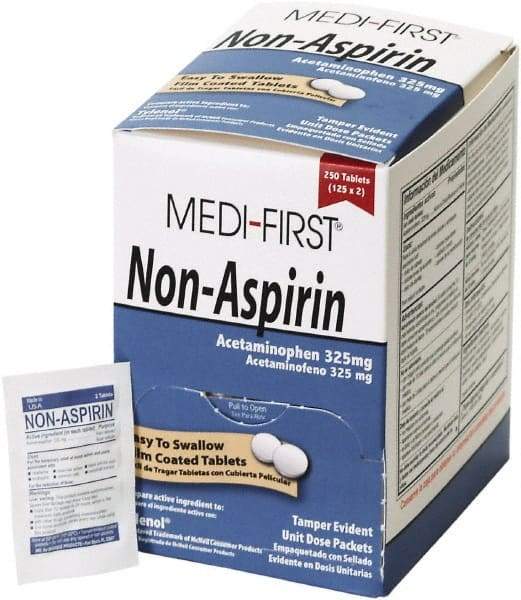 Medique - Original Flavor Medi-First Non-Aspirin Tablets - Headache & Pain Relief - A1 Tooling