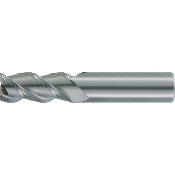 Kennametal - 1", 3 Flute, Single End, Solid Carbide, Corner Radius End Mill - 6" OAL, 37° Helix, Right Hand Flute, 3-1/4" LOC, Right Hand Cut - A1 Tooling