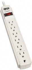 Tripp-Lite - 6 Outlets, 120 VAC15 Amps, 15' Cord, Power Outlet Strip - Floor, Keyhole Mount, 5-15 NEMA Configuration, 1.23" Strip - A1 Tooling