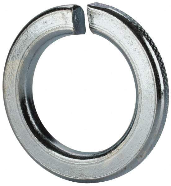 Value Collection - M30, 30.5mm ID, 48.2mm OD, 6mm Thick Split Lock Washer - Grade 8 Spring Steel, Zinc-Plated Finish, 30.5mm Min ID, 31.7mm Max ID - A1 Tooling