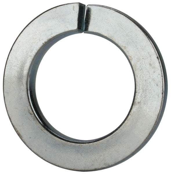 Value Collection - M33, 33.5mm ID, 55.2mm OD, 6mm Thick Split Lock Washer - Grade 8 Spring Steel, Zinc-Plated Finish, 33.5mm Min ID, 34.7mm Max ID, 55.2mm Min OD, 53.2mm Max OD - A1 Tooling