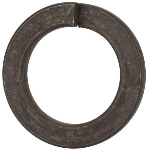 Value Collection - M42, 42.5mm ID, 68.2mm OD, 7mm Thick Split Lock Washer - Grade 8 Spring Steel, Zinc-Plated Finish, 42.5mm Min ID, 43.7mm Max ID - A1 Tooling