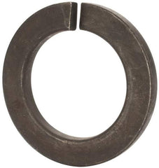 Value Collection - M45, 45.5mm ID, 71.2mm OD, 7mm Thick Split Lock Washer - Grade 8 Spring Steel, Zinc-Plated Finish, 45.5mm Min ID, 46.7mm Max ID - A1 Tooling