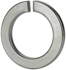 Value Collection - M48, 49mm ID, 75mm OD, 7mm Thick Split Lock Washer - Grade 8 Spring Steel, Zinc-Plated Finish, 49mm Min ID, 50.5mm Max ID - A1 Tooling