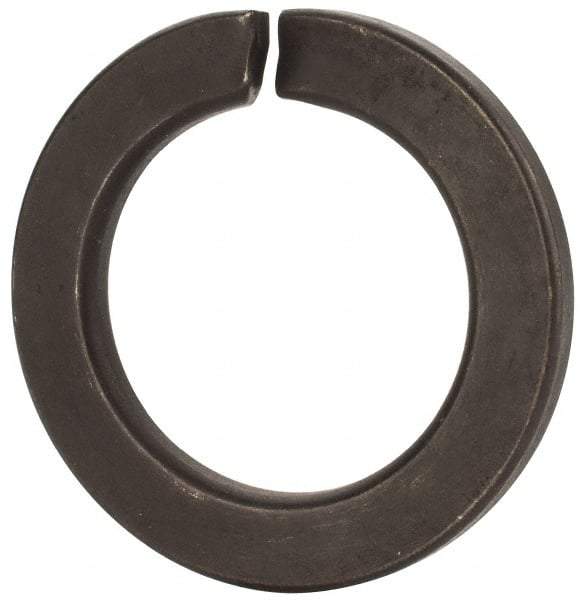 Value Collection - M39, 39.5mm ID, 61.2mm OD, 6mm Thick Split Lock Washer - Grade 8 Spring Steel, Uncoated, 39.5mm Min ID, 40.7mm Max ID - A1 Tooling