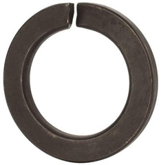 Value Collection - M39, 39.5mm ID, 61.2mm OD, 6mm Thick Split Lock Washer - Grade 8 Spring Steel, Uncoated, 39.5mm Min ID, 40.7mm Max ID - A1 Tooling