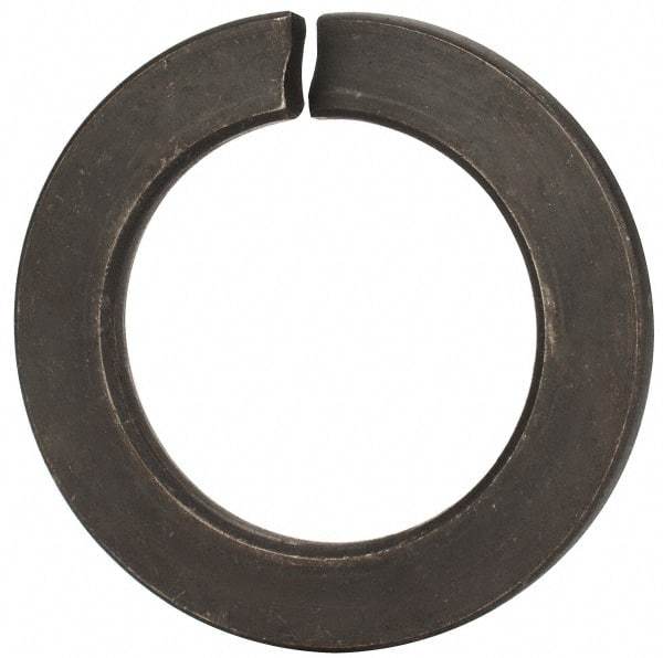 Value Collection - M45, 45.5mm ID, 71.2mm OD, 7mm Thick Split Lock Washer - Grade 8 Spring Steel, Uncoated, 45.5mm Min ID, 46.7mm Max ID - A1 Tooling