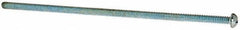 Value Collection - #10-24 UNC, 6" Length Under Head Phillips Drive Machine Screw - Round Head, Grade J82 Steel, Zinc-Plated Finish, Without Washer - A1 Tooling