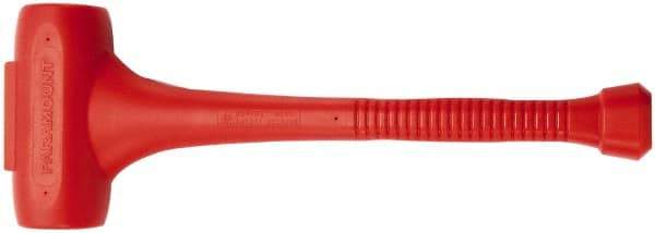 Paramount - 5 Lb Head, 20" Long Sledge Hammer - Polyurethane Head, 2-49/64" Face Diam, 7-3/32" Long Head, Fiberglass Handle with Grip - A1 Tooling