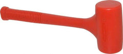 Paramount - 42 oz Head 2-23/64" Face Diam Polyurethane Standard Dead Blow Hammer - 14.7656" OAL, Polyurethane Handle - A1 Tooling