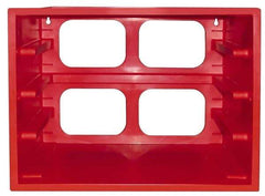 Made in USA - 4 Compartment, Small Parts Rack For Large Compartment Boxes - 8-7/8" Deep x 13-5/8" Wide x 10-7/8" High - A1 Tooling