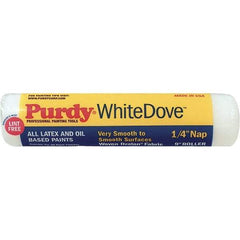 Purdy - 1/4" Nap, 9" Wide Paint General Purpose Roller Cover - Smooth Texture, Dralon - A1 Tooling