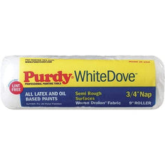 Purdy - 3/4" Nap, 9" Wide Paint General Purpose Roller Cover - Semi-Rough Texture, Dralon - A1 Tooling