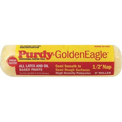 Purdy - 1/2" Nap, 9" Wide Paint General Purpose Roller Cover - Semi-Rough Texture, Synthetic Knit - A1 Tooling