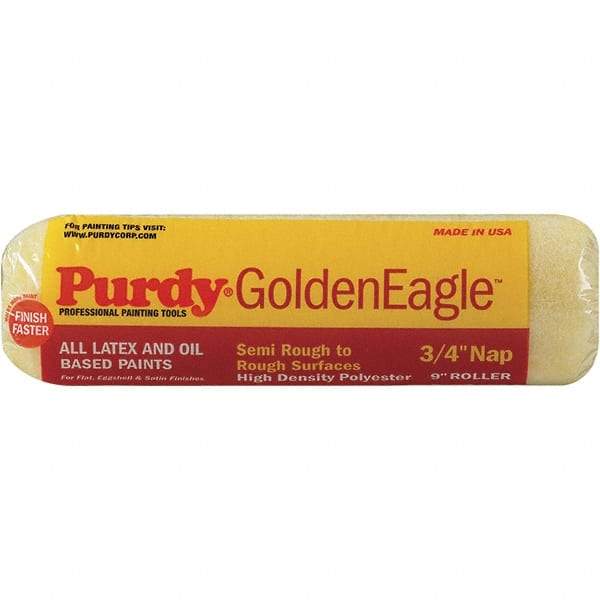 Purdy - 3/4" Nap, 9" Wide Paint General Purpose Roller Cover - Semi-Rough Texture, Synthetic Knit - A1 Tooling