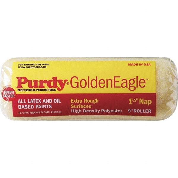 Purdy - 1-1/4" Nap, 9" Wide Paint General Purpose Roller Cover - Rough Texture, High Density Polyester - A1 Tooling