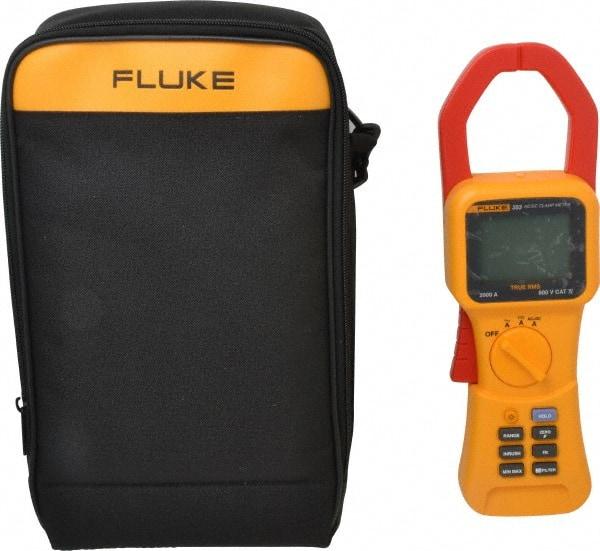 Fluke - 353, CAT IV, CAT III, Digital True RMS Clamp Meter with 2.2835" Clamp On Jaws - 1400 AC Amps, 2000 DC Amps, Measures Current, Frequency - A1 Tooling