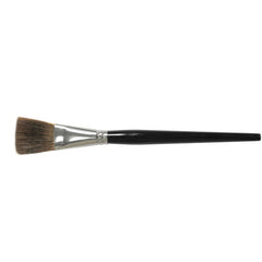 1/2″ Flat Marking Brush, Ox Hair, 1″ Trim Length, Round Handle - A1 Tooling