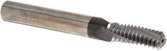 Iscar - 5/8-11 UNC, 0.449" Cutting Diam, 3 Flute, Solid Carbide Helical Flute Thread Mill - Internal Thread, 1.14" LOC, 3-1/2" OAL, 1/2" Shank Diam - A1 Tooling