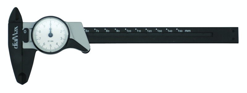 0 - 6 / 0 - 150mm Measuring Range (.001 Grad.) - Dial Caliper - #41104 - A1 Tooling