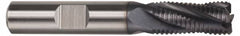 Hertel - 1/2" Diam, Fine Pitch, 1/2" LOC, 4 Flute Cobalt Roughing Square End Mill - TiAlN Finish, 2-1/2" OAL, 1/2" Shank Diam, Single End, Centercutting, 30° Helix - A1 Tooling