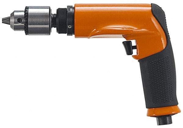 Dotco - 1/2" Keyed Chuck - Pistol Grip Handle, 500 RPM, 0.9 hp, 90 psi - A1 Tooling