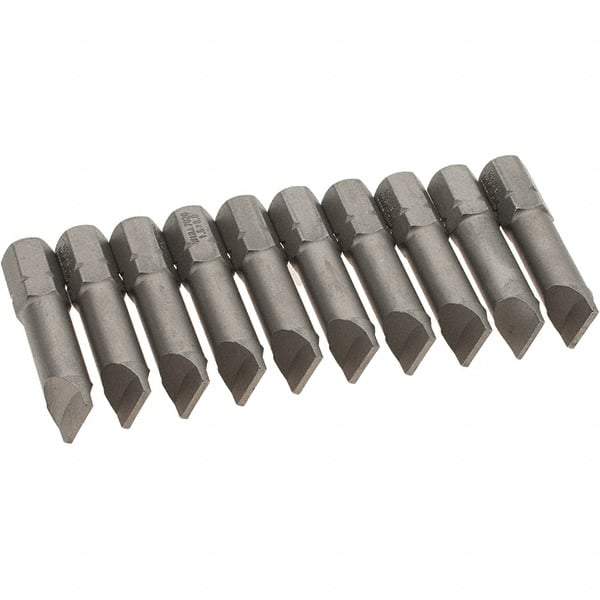 Wiha - Slotted Screwdriver Bits Reversible: NonReversible Blade Width (Inch): 5/16 - A1 Tooling