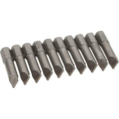 Wiha - Slotted Screwdriver Bits Reversible: NonReversible Blade Width (Inch): 5/16 - A1 Tooling