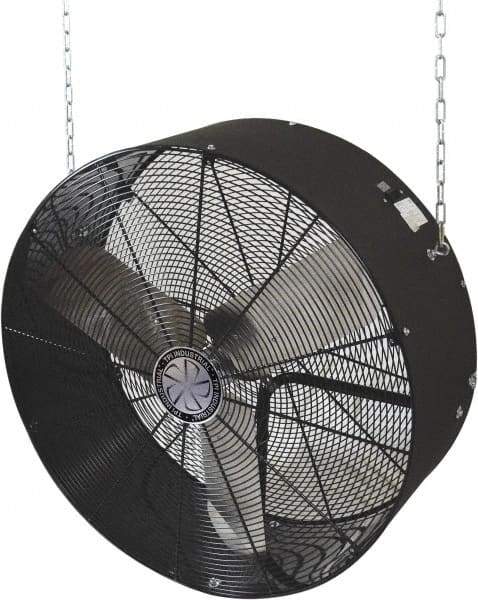 TPI - 36" Blade, Direct Drive, 1/3 hp, 6,500 & 5,400 CFM, Suspension Blower Fan - 5.6 Amps, 120 Volts, 2 Speed, Single Phase - A1 Tooling