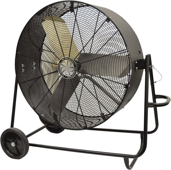 TPI - 36" Blade, Direct Drive, 1/3 hp, 6,500 & 5,400 CFM, Floor Style Blower Fan - 5.5 Amps, 120 Volts, 2 Speed, Single Phase - A1 Tooling