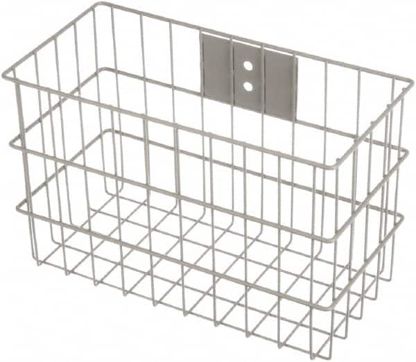 Marlin Steel Wire Products - 7" Deep, Rectangular Steel Wire Basket - 14" Wide x 9" High - A1 Tooling