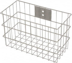 Marlin Steel Wire Products - 7" Deep, Rectangular Steel Wire Basket - 14" Wide x 9" High - A1 Tooling