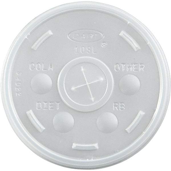 DART - Plastic Cold Cup Lids, 10 oz - Translucent - A1 Tooling