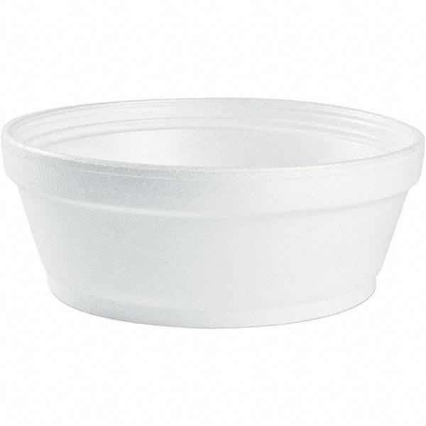 DART - Foam Food Containers, Foam, 8 oz - White - A1 Tooling