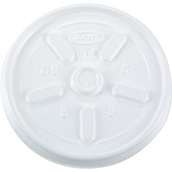 DART - Plastic Hot Cup Lids, 10 oz - White - A1 Tooling