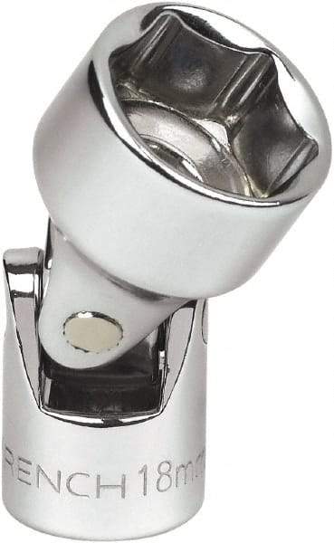 GearWrench - 3/8" Drive, Standard Hand Socket - 6 Points, 1.969" OAL, Alloy Steel, Full Polish Finish - A1 Tooling