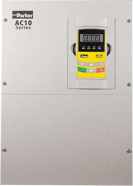 Parker - Three Phase, 460 Volt, 50 hp, Variable Frequency Drive - 12.4" Wide x 9.21" Deep x 18" High, IP20 - A1 Tooling