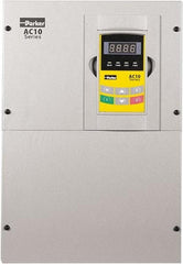 Parker - Three Phase, 460 Volt, 40 hp, Variable Frequency Drive - 10.43" Wide x 9-1/4" Deep x 17" High, IP20 - A1 Tooling