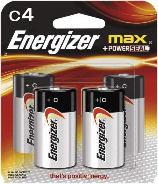 Energizer - Size C, Alkaline, Standard Battery - 1.5 Volts - A1 Tooling