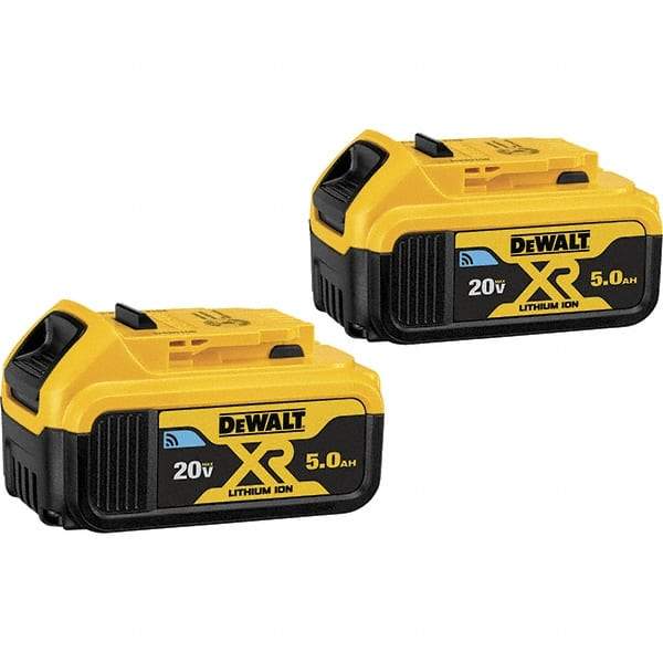 DeWALT - 20 Volt Lithium-Ion Power Tool Battery - 5 Ahr Capacity, 1 hr Charge Time, Series 20V Max - A1 Tooling