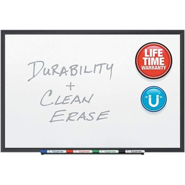 Quartet - 36" High x 60" Wide Magnetic Dry Erase Board - Porcelain, Includes (4) Dry-Erase Markers & Mounting Hardware - A1 Tooling