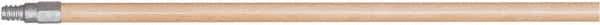 Harper Brush - 60 x 15/16" Wood Squeegee Handle - Threaded Connection, Tan - A1 Tooling