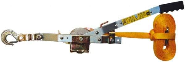 Maasdam - 2,000 Lb Lifting Capacity, 10' Lift Height, Strap Hoist - Made from Strap - A1 Tooling